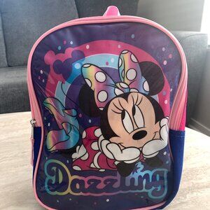 Disney Minnie Mouse BioWorld Mini Backpack- Dazzling 11" Universal Studios Bags